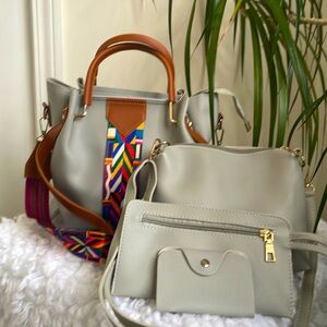 4pc  Casual Handbag Set